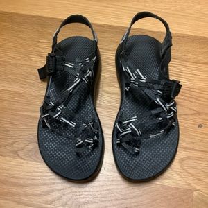 Womens Chaco black and white sandals size 8
